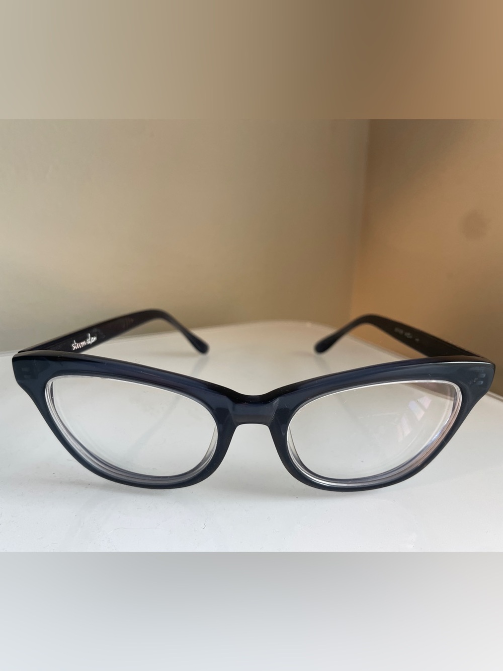 Steven Alan cat eye eye glasses frames, blue
